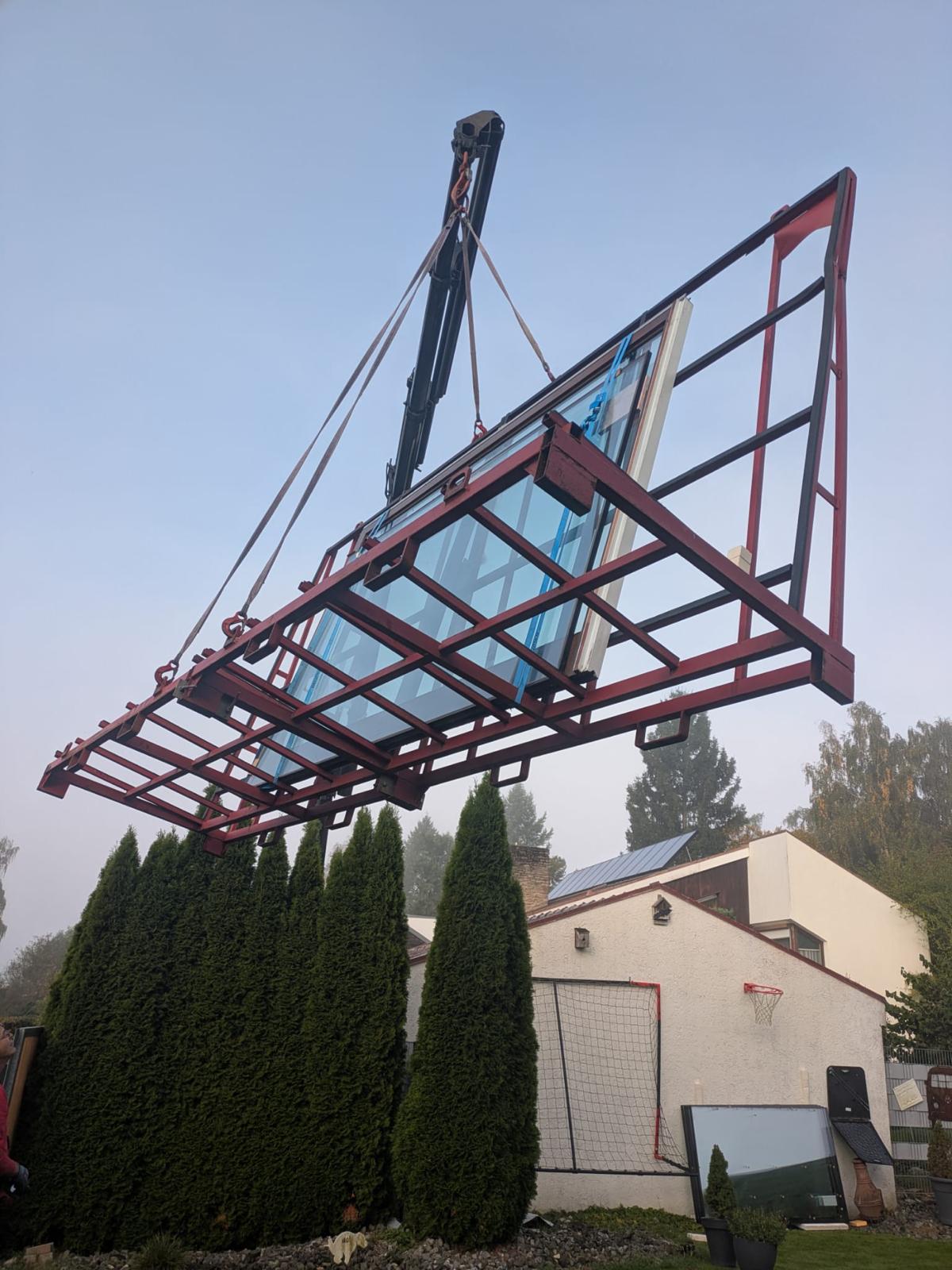 Neue Kunststoff-Fenster Aluplast Ideal 8000 — frisch montiert
